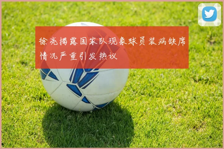 徐亮揭露国家队现象球员装病缺席情况严重引发热议