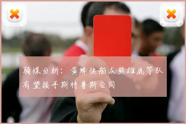骑媒分析：黄蜂快船灰熊雄鹿等队有望接手斯特鲁斯合同